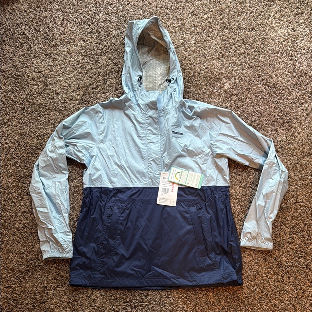 NWT! Marmot half zip PreCip Eco Anorak